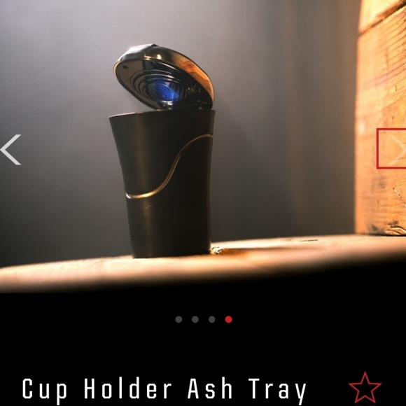 ‼️SOLD‼️ Cup Holder Ashtray/Cigarette Ashtray/LED Ashtray - Picture 4 of 5